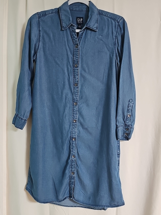GAP Dresses & Skirts - GAP Denim Shirt Dress - Blue